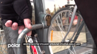 Z bezpečnostních stojanů správně uzamčená kola nemizí. Někteří cyklisté je ale nevyužívají správně