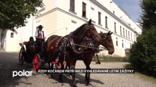 Jízda historickým kočárem v Karviné patří mezi vyhledávané prázdninové zážitky