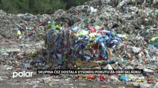 Skupina ČEZ musela zaplatit pokutu 450 tisíc korun za nelegální skládku plastových odpadů