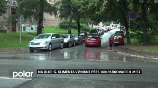 Na ulici G. Klimenta v Ostravě-Porubě přibude na 70 parkovacích míst