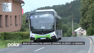 MHD Frýdek-Místek by mohla do Janovic jezdit i o víkendu. Obyvatelé by tak cestovali zdarma jako přes týden