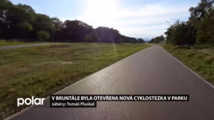 Cyklostezka a in-line dráha rozšířily relaxační možnosti v bruntálském parku