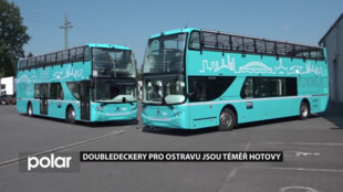 Doubledeckery pro Ostravu jsou téměř hotovy. Jsou vysoké 4 metry