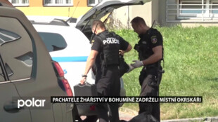 Jako první dorazili na místo tragédie v Bohumíně místní strážníci. Zadrželi pachatele a pomáhali hasičům