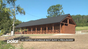 Na Čerťáku už funguje nový bufet a převlékárny, stavba trvala rok