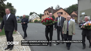 Ruský generální konzul ocenil péči Palkovických o památku vojáků padlých při osvobozování