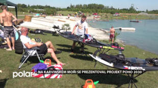 Na Karvinském moři se prezentoval projekt POHO 2030, lidé viděli i exhibici jetsurfařů