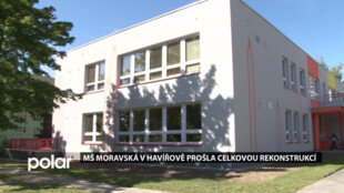 Rekonstrukce MŠ Moravská v Havířově byla dokončena, na děti čekají nové třídy