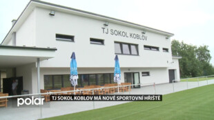 TJ Sokol Koblov má nové sportovní hřiště