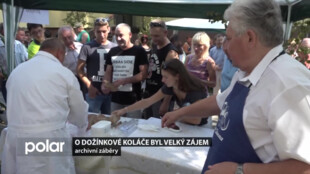 O dožínkové koláče byl velký zájem