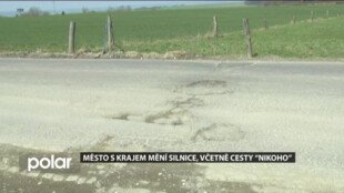 Město s krajem mění silnice, cesta “nikoho” bude mít vlastníka, který ji opraví