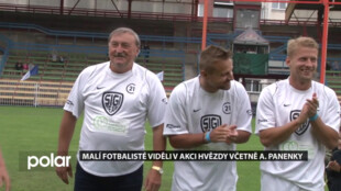 Malí fotbalisté viděli v Havířově v akci hvězdy v čele s Antonínem Panenkou