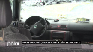 Vraky více než půl roku bez technické z ulici mizí, proces komplikují vozy bez majitele