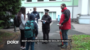 DOPRAVNÍ REVUE: Besip a policisté vyrazili ke školám v MS kraji