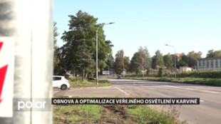 V Karviné obnovují veřejné osvětlení, nové lampy sníží světelný smog