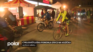 Světýlka naděje pro Káju. Cyklojízdou lidé přispěli 13leté dívce na nový vozík