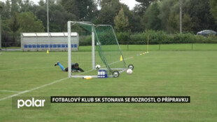 Fotbalový klub SK Stonava se rozrostl o přípravku, děti chtějí sportovat