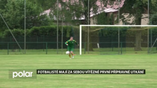 Fotbalisté mají za sebou vítězné první přípravné utkání