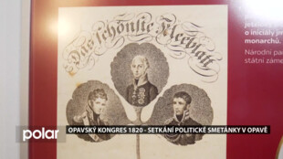 Opavský kongres 1820 - připomene jej výstava, kniha i ochutnávka dobových jídel