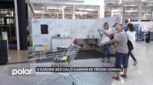 V Karviné běží další kampaň ke třídění odpadu, připravena je v obchodních centrech