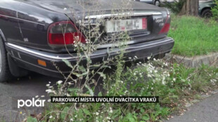 Parkovací místa v Opavě uvolní dvacítka vraků