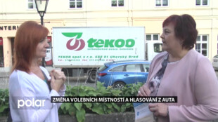 Krajské volby: změna čtyř hlasovacích místností a drive-in pro lidi v karanténě