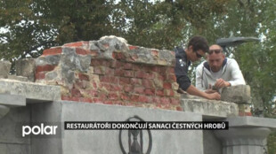 Restaurátoři dokončují sanaci pěti čestných hrobů