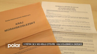 V pátek se v Moravskoslezském kraji otevře 1304 volebních okrsků