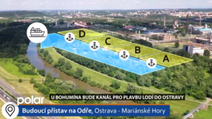 Lodě na Odře budou v Ostravě kotvit v Mariánských Horách a později i u letiště v Mošnově