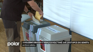 Tři volební obvody v kraji si volí kromě krajských zastupitelů i své zástupce do Senátu