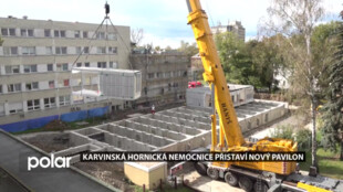 Karvinská hornická nemocnice je první v ČR, která staví nový pavilon modulárním systémem