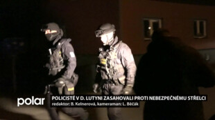 Ve střelbu ze samopalu se v Dolní Lutyni zvrhla rodinná oslava, policisté zadrželi dva podezřelé