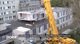 Karvinská hornická nemocnice je první v ČR, která staví nový pavilon modulárním systémem