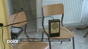 I přes zákaz návštěv a vycházení se mohou klienti Domova pro seniory ve Frýdku-Místku setkat s příbuznými