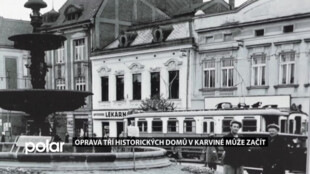 Oprava tří historických domů v Karviné může začít, vše je připraveno