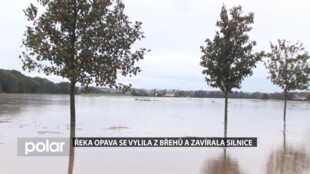 Voda odřízla od okolí obyvatele Držkovic na Opavsku. Opadla až po třech dnech