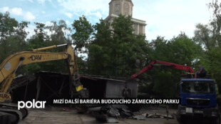 Ostrava-Poruba pracuje na revitalizaci zámeckého parku, nevzhledné budovy už se bourají