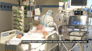 Nemocnice mají obavy z šíření nákazy mezi zdravotníky. Antigen testy toto riziko snižují