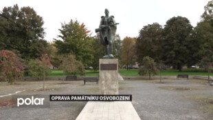 V Karviné věnují památníkům náležitou péči, nyní opravují památník Osvobození