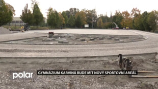 Gymnázium Karviná bude mít ještě letos nové multifunkční sportoviště