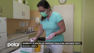 Antigen testy mají smysl u zaměstnanců a seniory psychicky zatíží, myslí si v havířovském domově