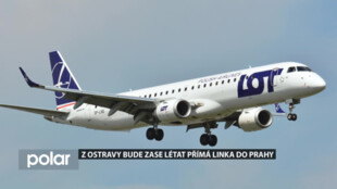 Polský LOT bude létat z Ostravy do Prahy. Frekvence linky bude5 krát týdně