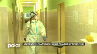 „Je to psychicky i fyzicky náročné, pacienti jsou ve vážném stavu.“ Studentky lékařských a zdravotnických fakult pomáhají Nemocnici ve Frýdku-Místku