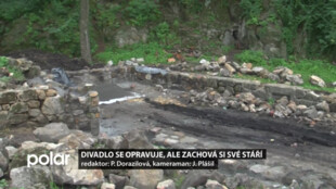 Lesní divadlo v Novém Jičíně se sice opravuje, ale zachová si své stáří