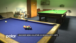 Snooker a kulečník hrají i čtyřleté děti