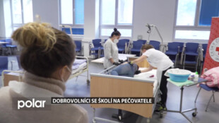 Český červený kříž školí dobrovolníky, budou z nich pečovatelé