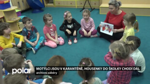 Motýlci jsou v karanténě, Housenky do školky chodí dál