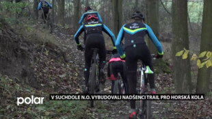 V Suchdole nad Odrou vybudovali nadšenci trail pro horská kola. Chtějí pořádat i závody