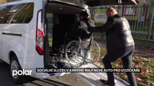 Sociální služby Karviná mají nové auto pro vozíčkáře. Na jeho pořízení přispěl i MSK