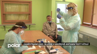 Opakované antigen testy vyšly u všech klientů i zaměstnanců soc. služeb prozatím negativně